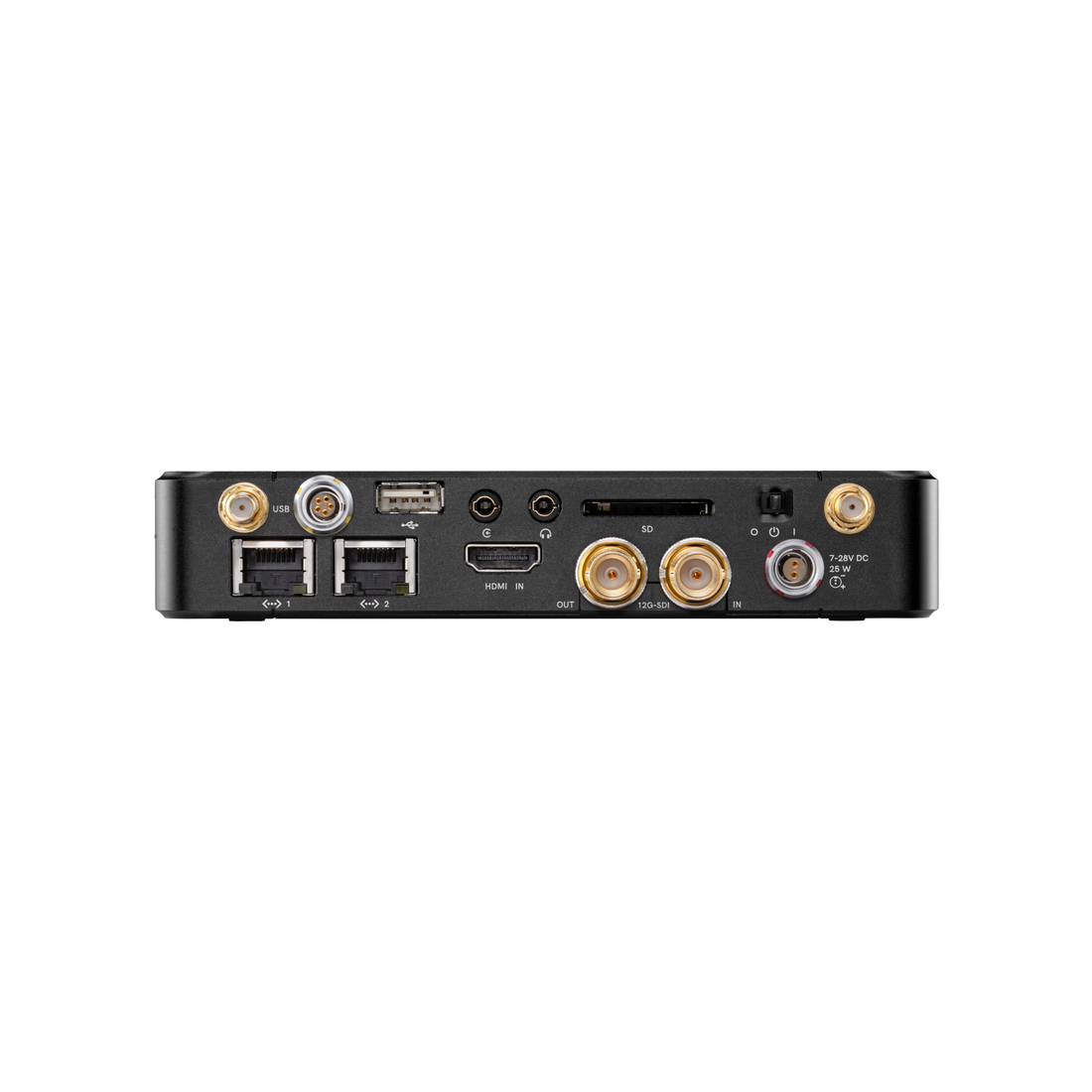 Prism Flex Mk II 4K 10bit HEVC/AVC 12G-SDI/HDMI Encoder - Back View