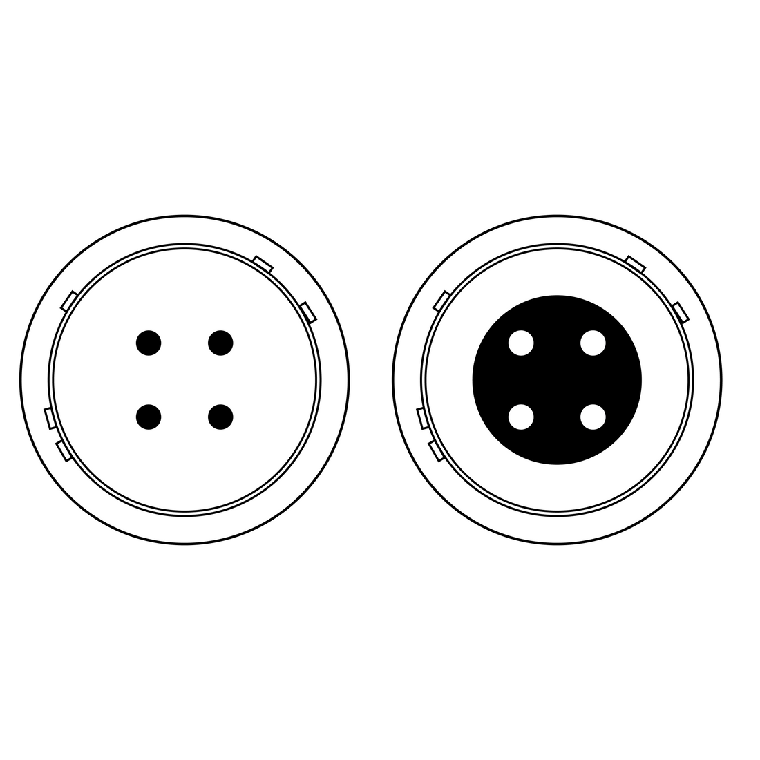 MK3.1 1m Power Cable Extension - For MK3.1 Receiver