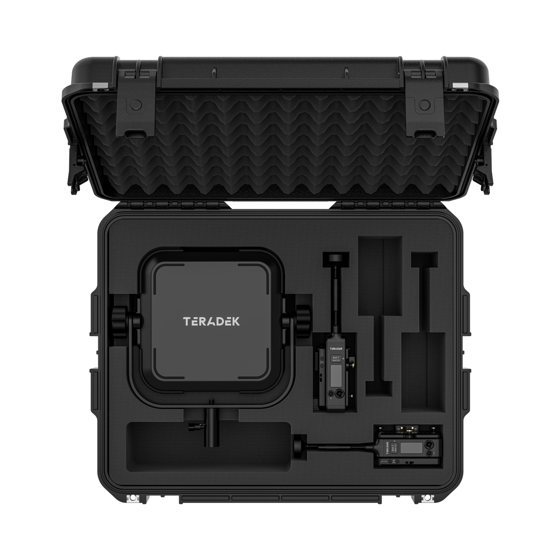 10-2720-G, Bolt 7 MAX 12G-SDI/HDMI Wireless TX/RX Deluxe Set - 2x Gold Mount Battery Cradles - Case