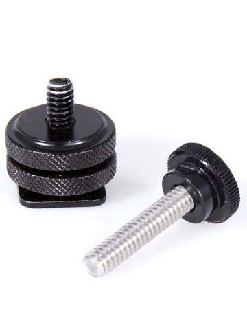 Hotshoe Mounting Hardware for Fanless Bolt, 1.75 in Thumb Screw